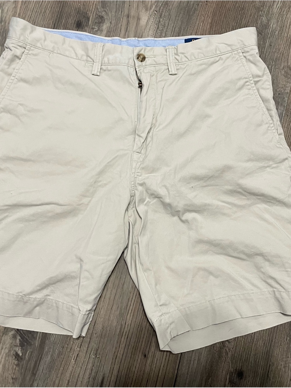 Polo Ralph Lauren Casual Chino Shorts - Cream size 34 pre-owned